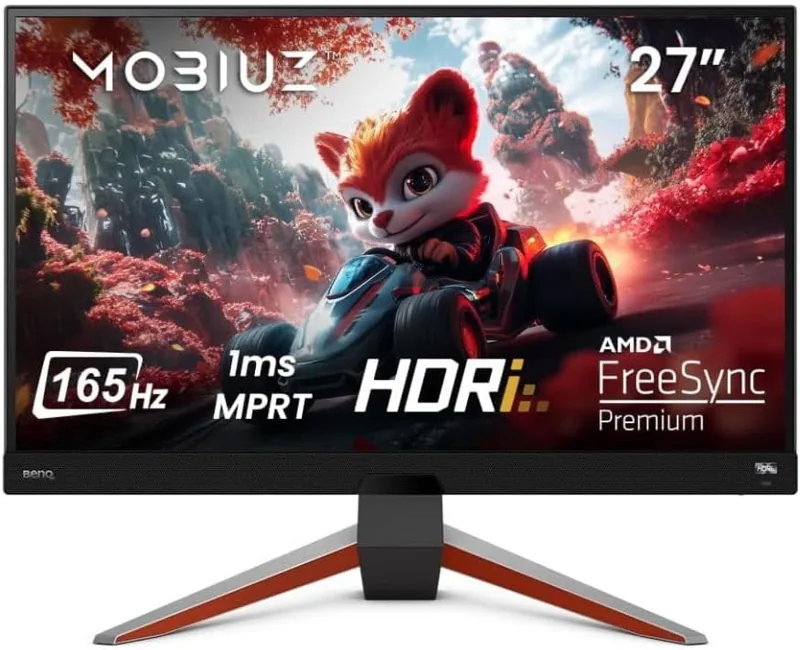 BenQ Mobiuz EX2710Q, monitor gaming de 27 pulgadas, vista frontal